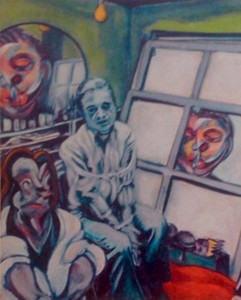 Poster Akillian Gallery – Francis Bacon in his studio